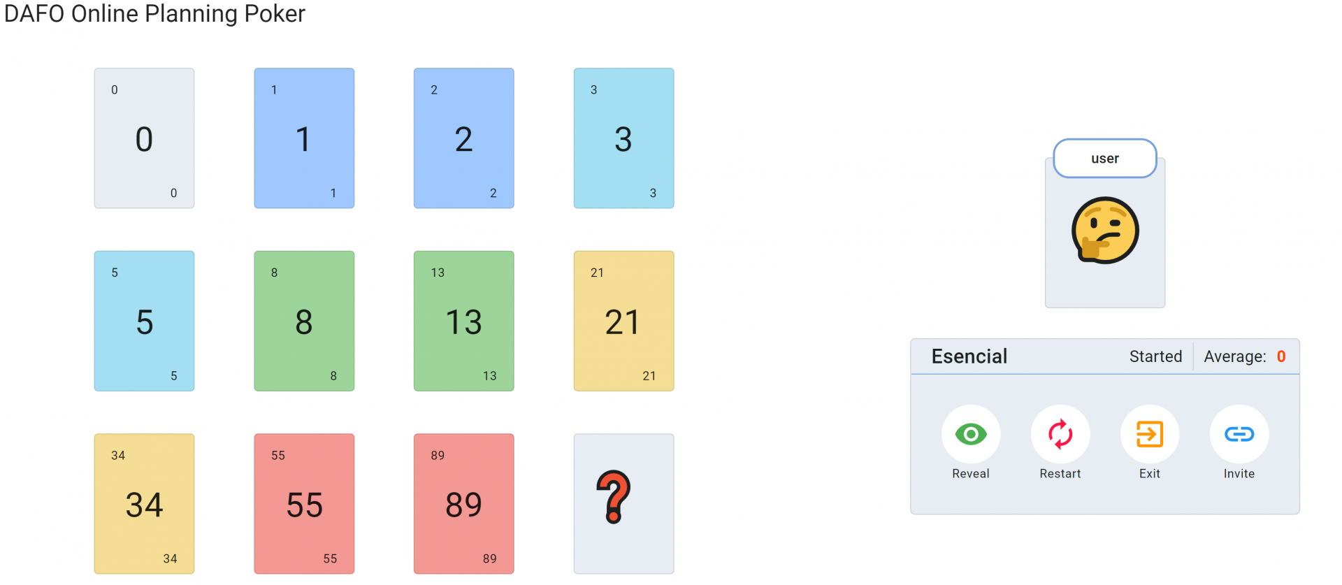 SCRUM. Planning Poker. DAFO Online